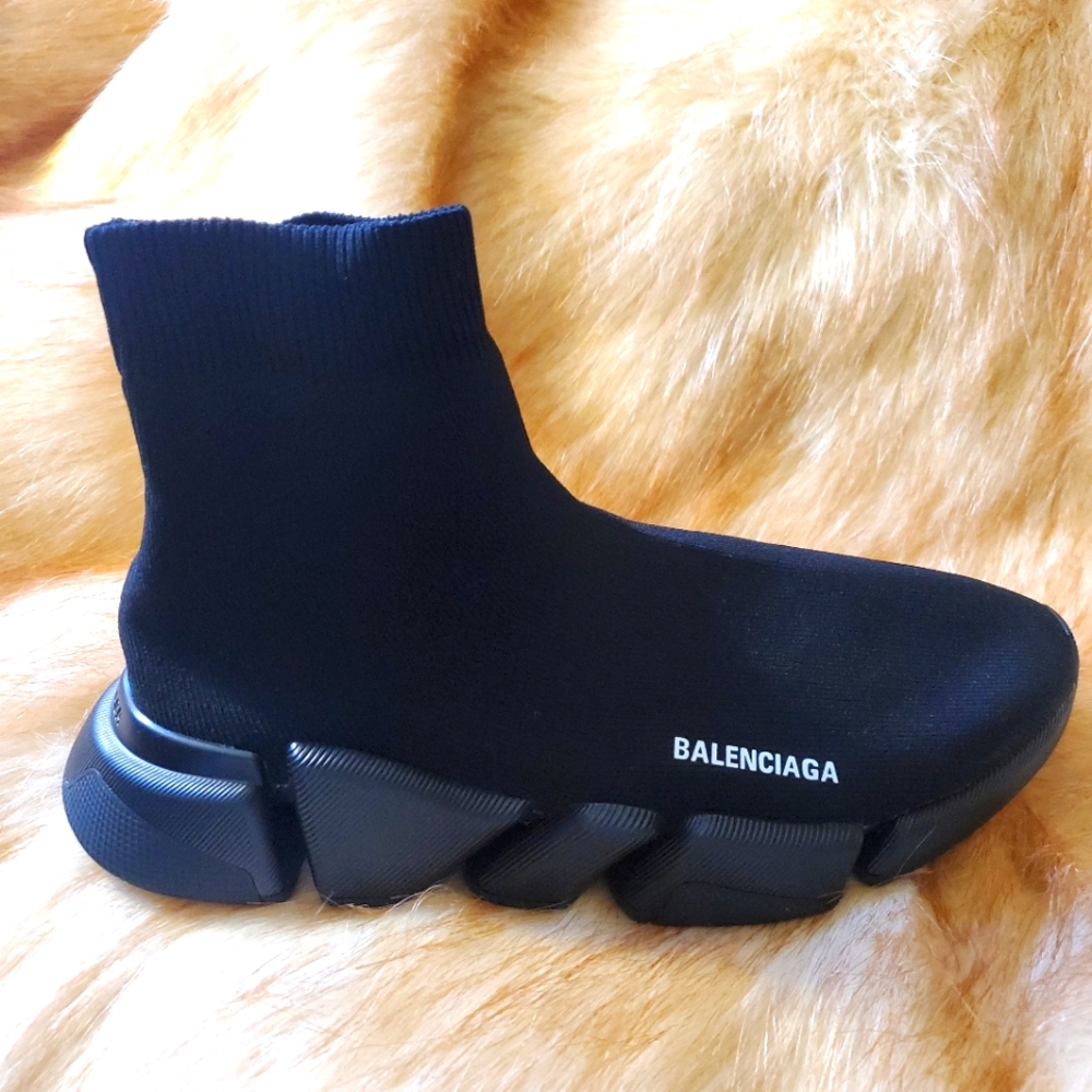 Balenciaga Woman Speed Sneaker Shiny Trainer 2.0 (NEW)